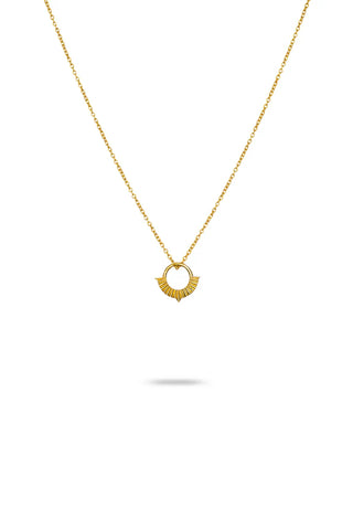 1&8 Necklace - Gold Wren