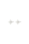 1&8 Earrings - Silver Stella Studs