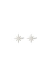 1&8 Earrings - Silver Stella Studs