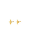 1&8 Earrings - Gold Stella Studs