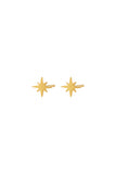 1&8 Earrings - Gold Stella Studs