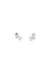 1&8 Earrings - Silver Tiny Heart Stud