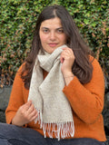 McNutt Lambswool & Tweed Scarf - Oatmeal