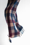 McNutt Lambswool Scarf - Burgundy Block