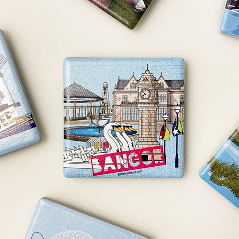 HLM Ceramic Fridge Magnet - Bangor