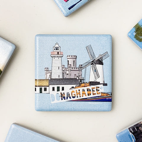 HLM Ceramic Fridge Magnet - Donaghadee+