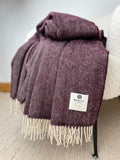 McNutt Blanket - Heritage Berry Herringbone