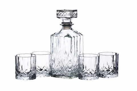 KC Cut Glass Decanter Set