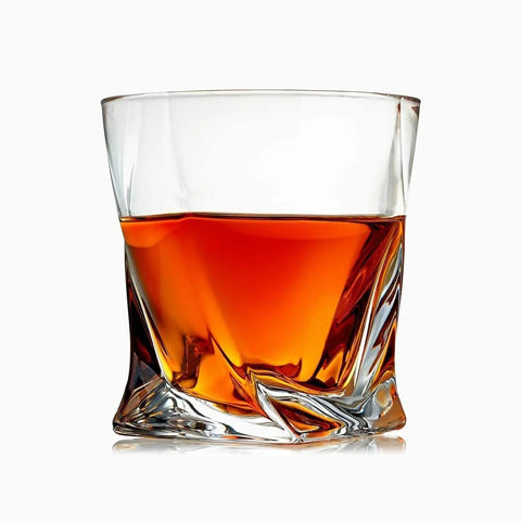 UBS Twisted Whiskey Glass