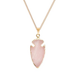 Decadorn Pendant-Arrow Rose Quartz