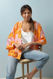 OHS Ancient Columns Kimono - Orange